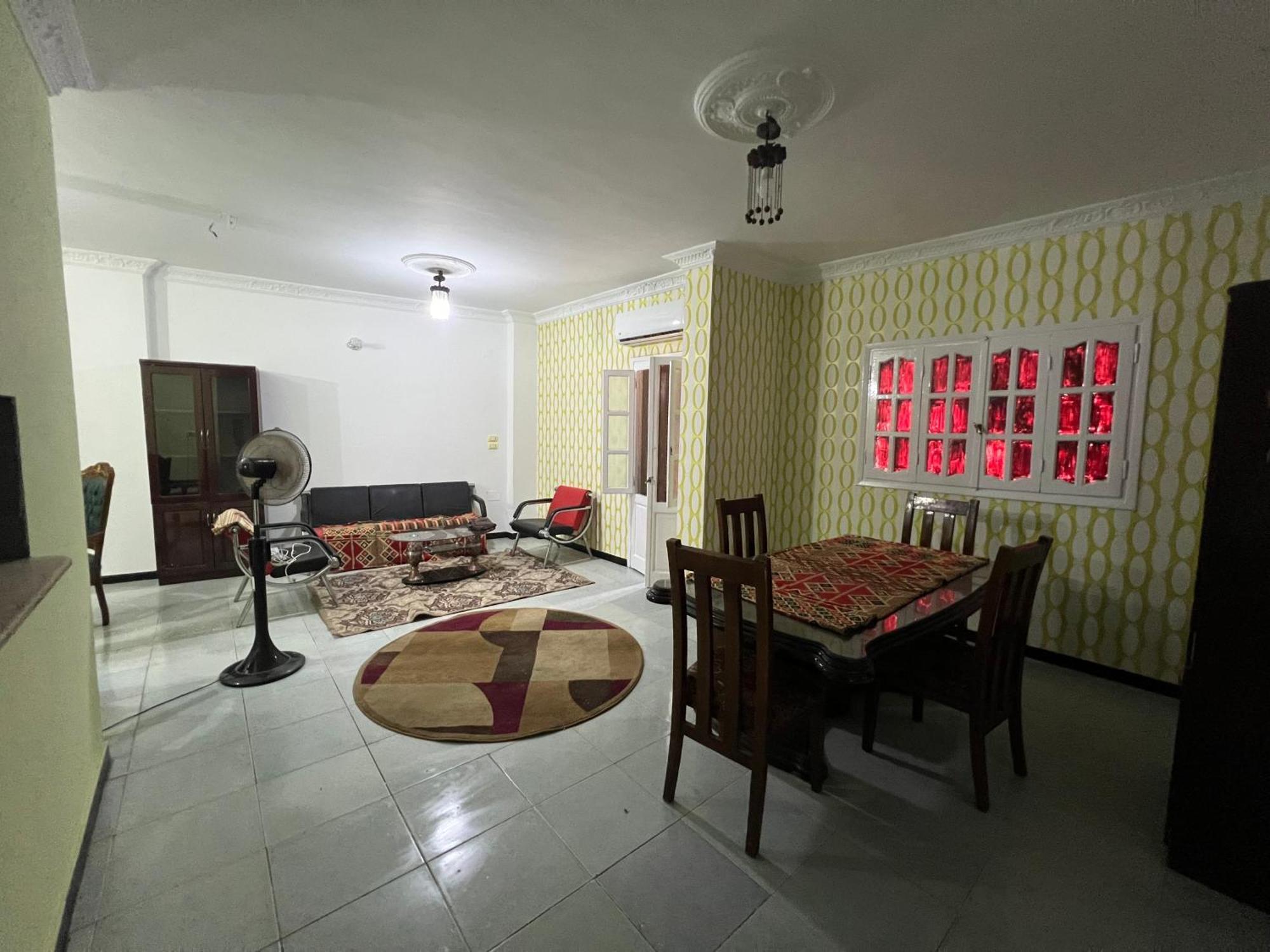Shkh 180 Meter: Nile View With Full Amenities Apartment Al Mansurah